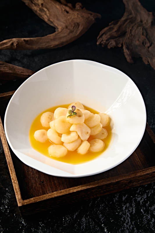 美味中餐甜品凉菜沙棘汁马蹄荸荠图片