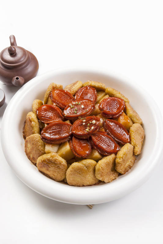 红烧鲍鱼炸黄糕图片