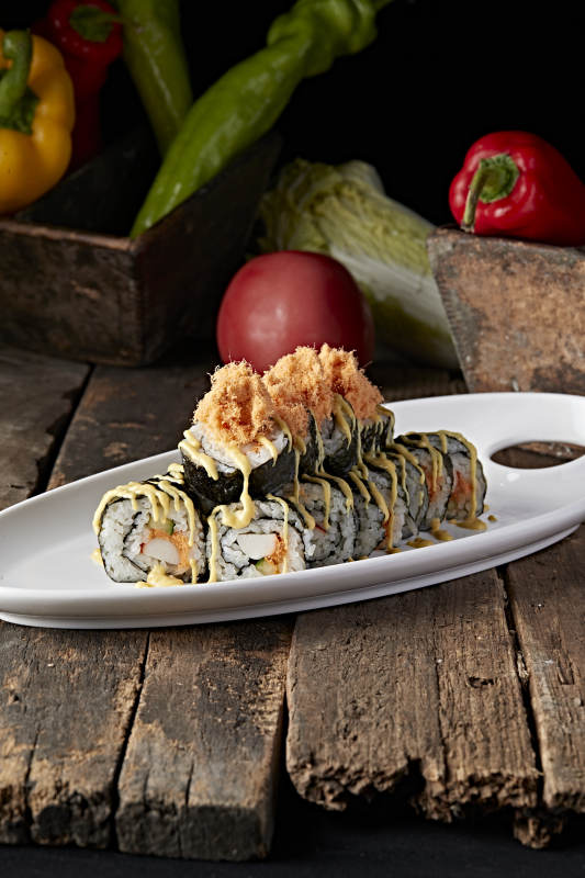 美味寿司卷图片