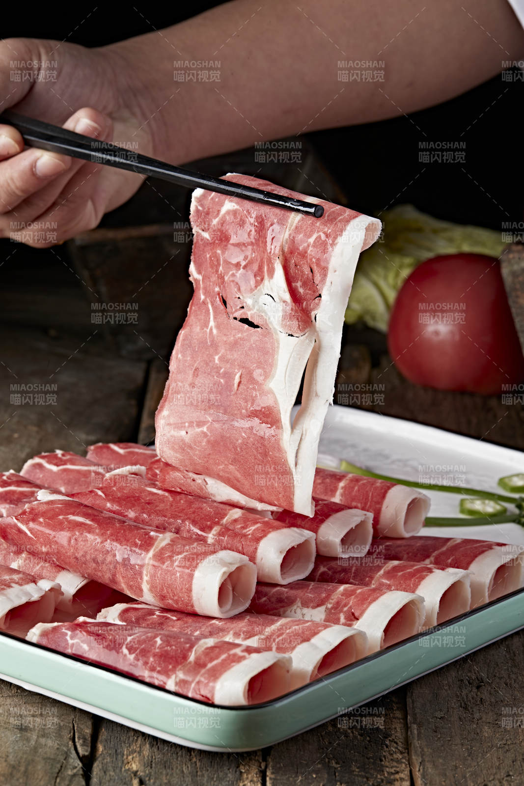 雪边极品肥牛图片