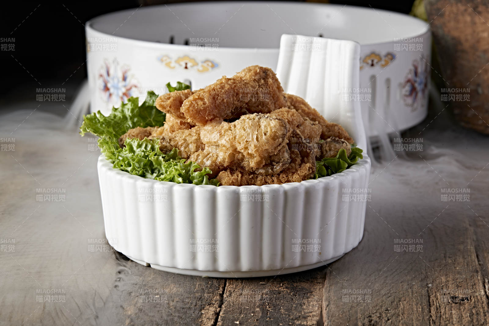 椒盐香炸香菇小酥肉图片