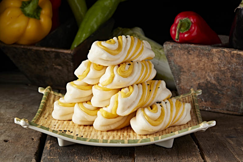 花卷堆叠诱人图片