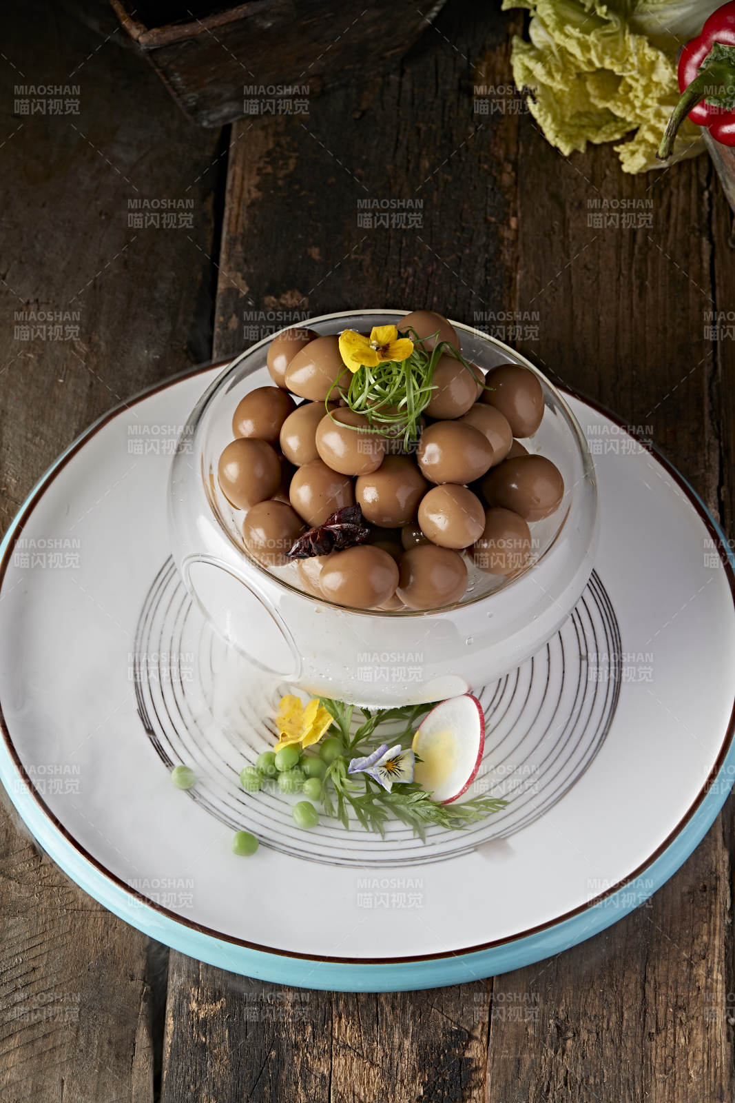 鹌鹑蛋创意摆盘图片