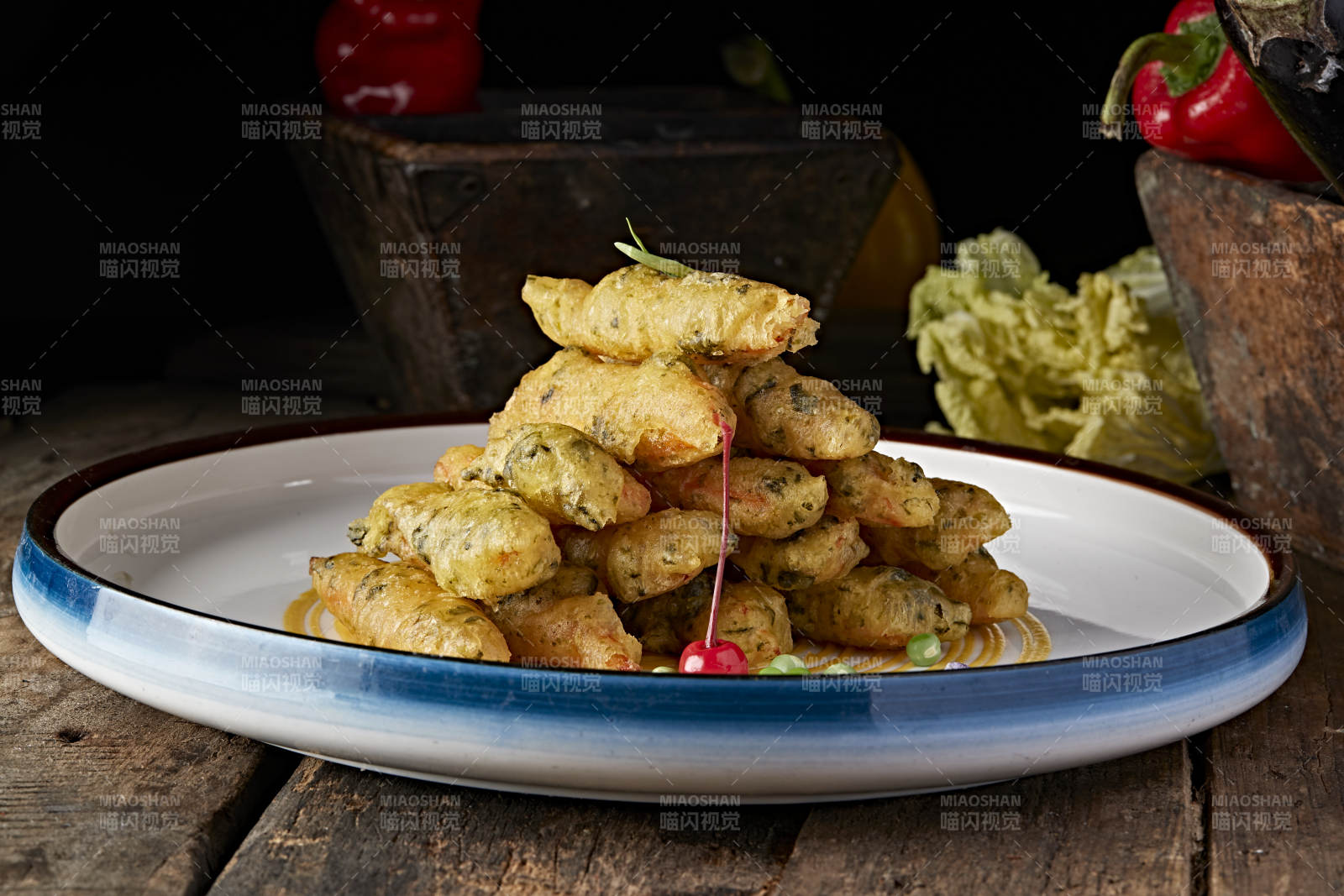 拖面油炸天妇罗蟹柳棒图片