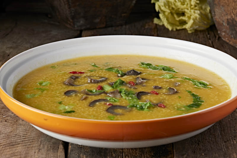 金汤海参小米粥图片