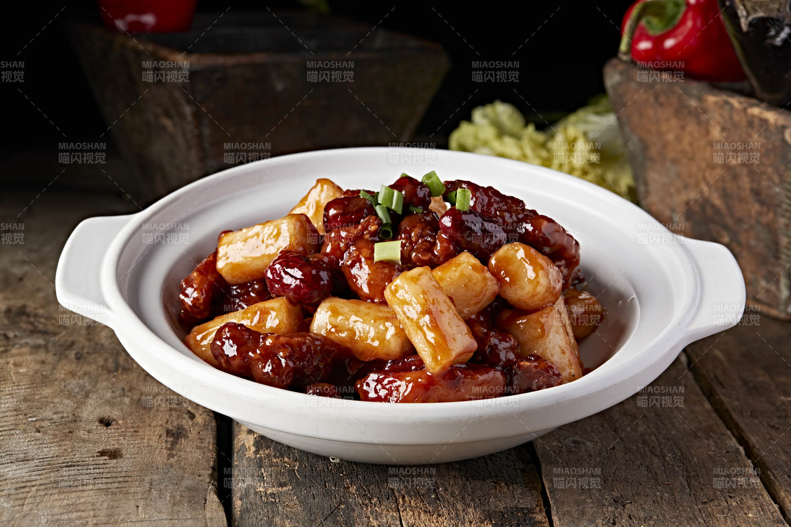 砂锅焗红枣长山药牛腩图片