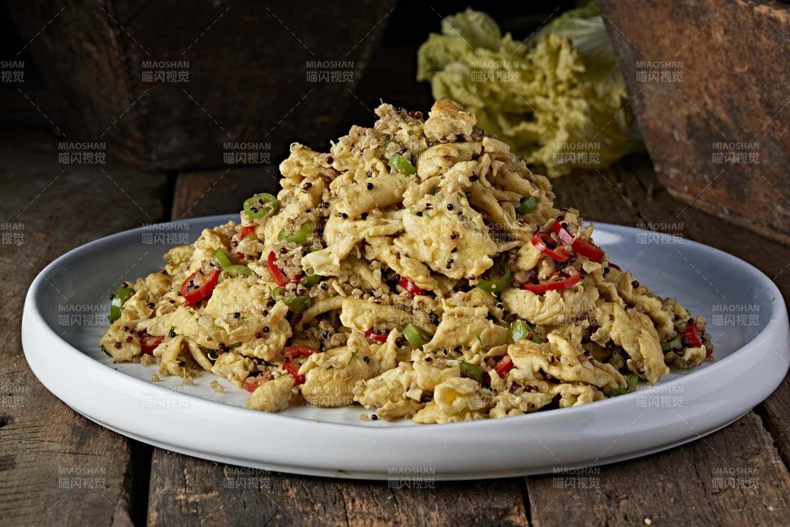 藜麦炒柴鸡蛋图片