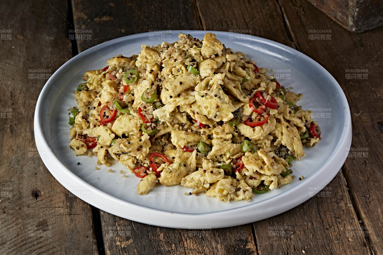 藜麦炒柴鸡蛋图片