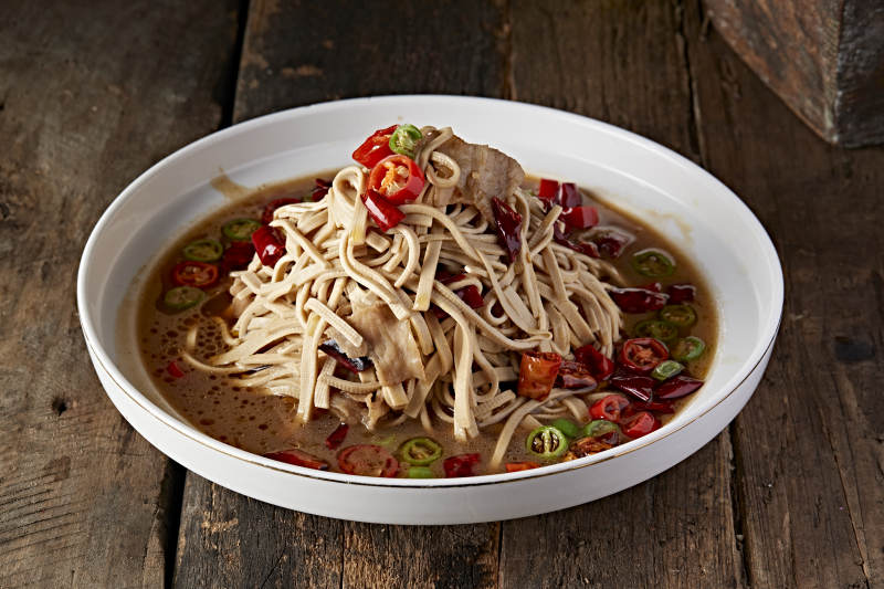 葱香辣炒五花肉干豆腐丝图片