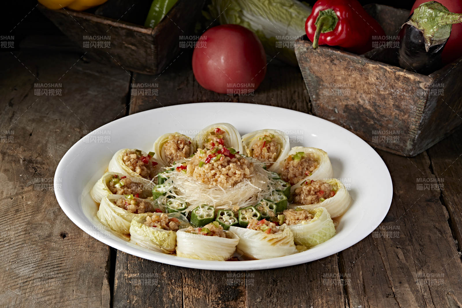 香蒸蒜蓉粉丝娃娃菜图片