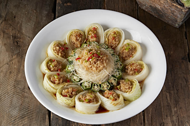 香蒸蒜蓉粉丝娃娃菜图片