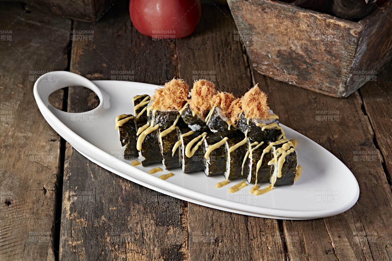 美味寿司卷图片