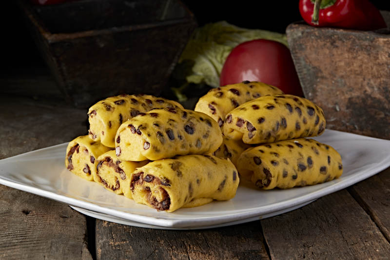 杂粮红豆蒸包图片