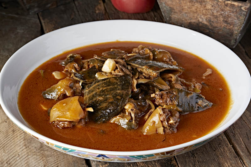 生啫红煨甲鱼图片