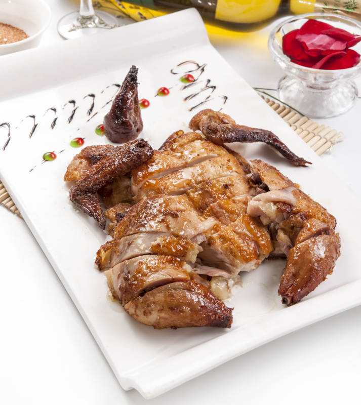 秘制蒜香鸡图片