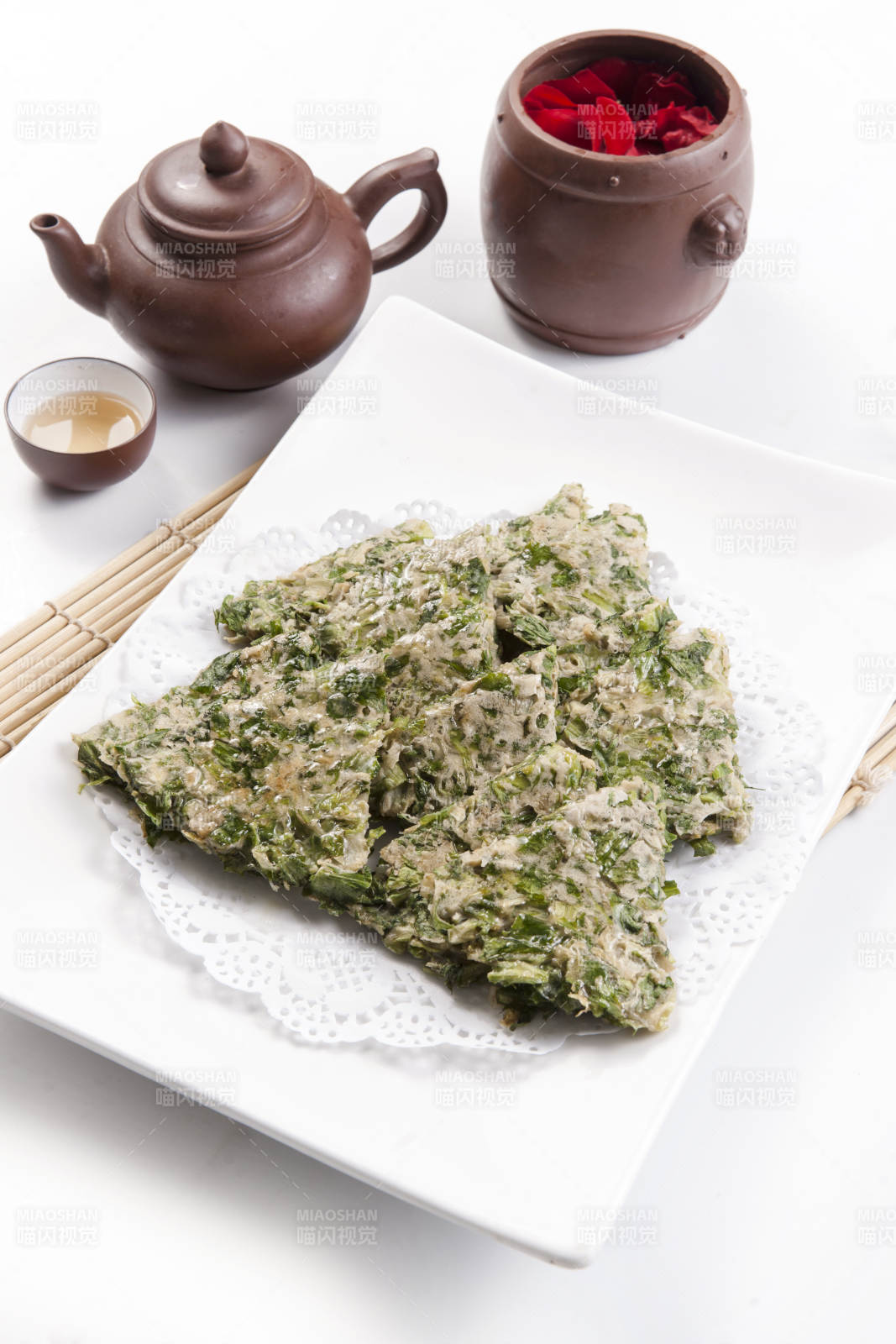 农家野菜饼图片