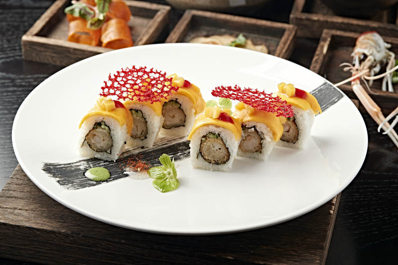 芒果香蕉手卷寿司图片