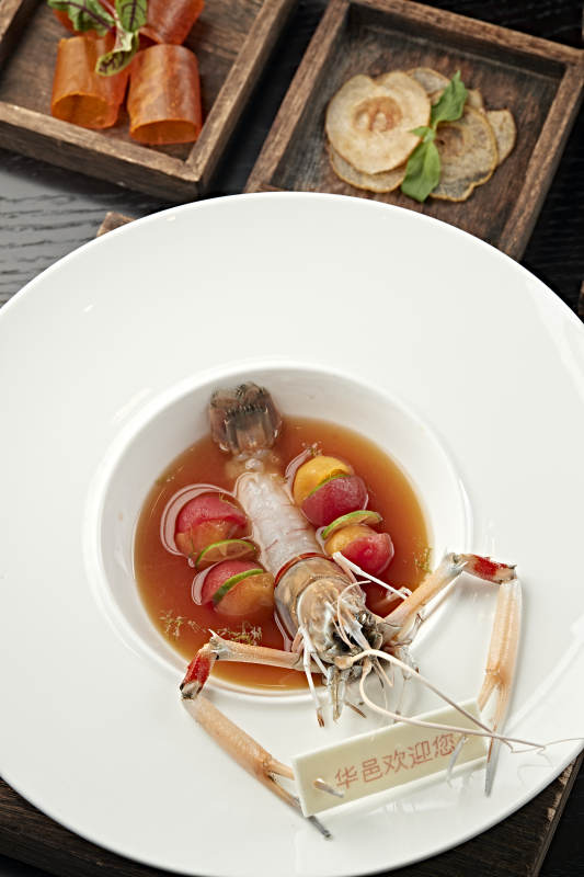 泰式酸辣生腌大鳌虾图片