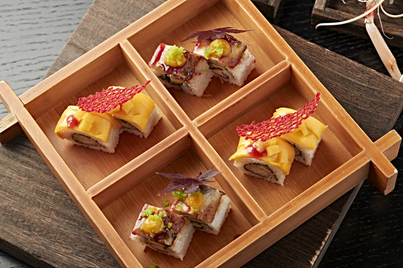 精致寿司拼盘图片