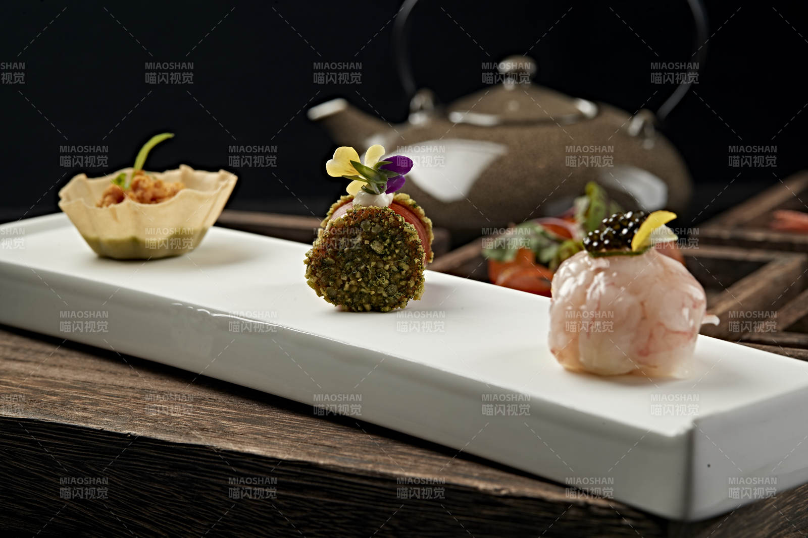 精致三味小点心图片