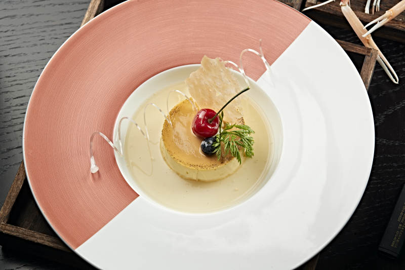 焦糖椰奶香草布丁图片