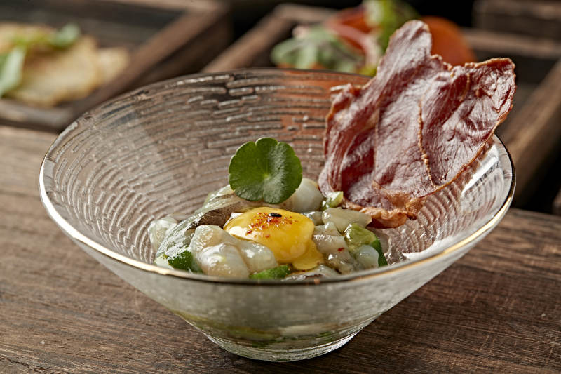 无菌蛋生拌鲜活鱿鱼须图片