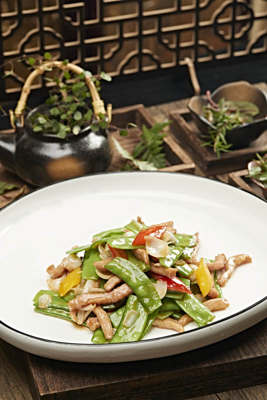 清炒时蔬肉丝图片