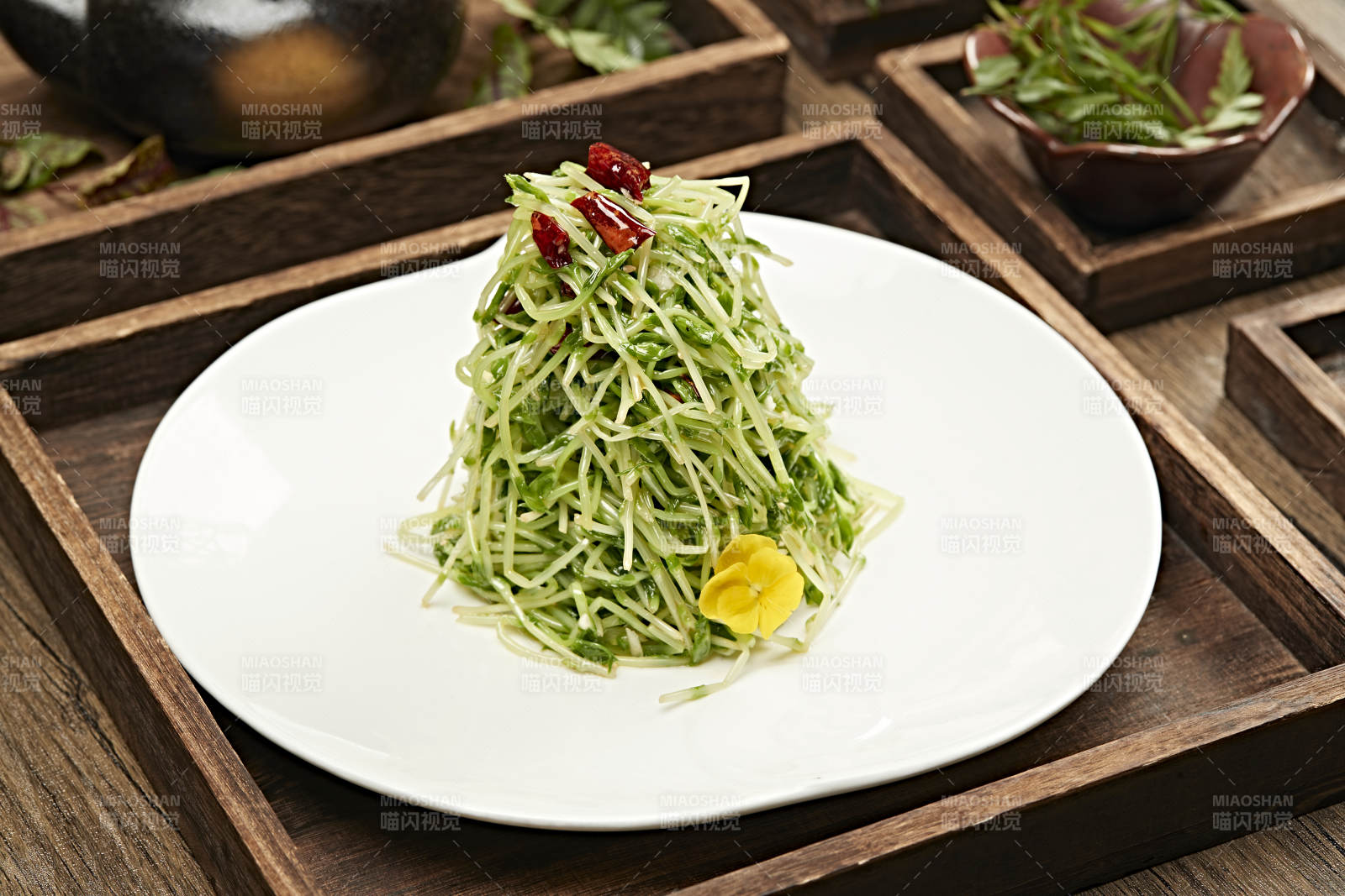 凉拌豆芽菜图片