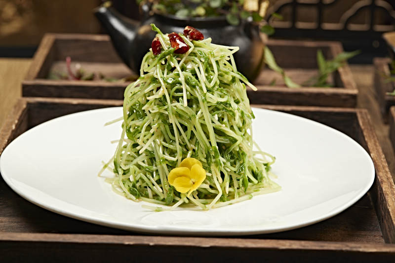 翠绿豆芽塔图片