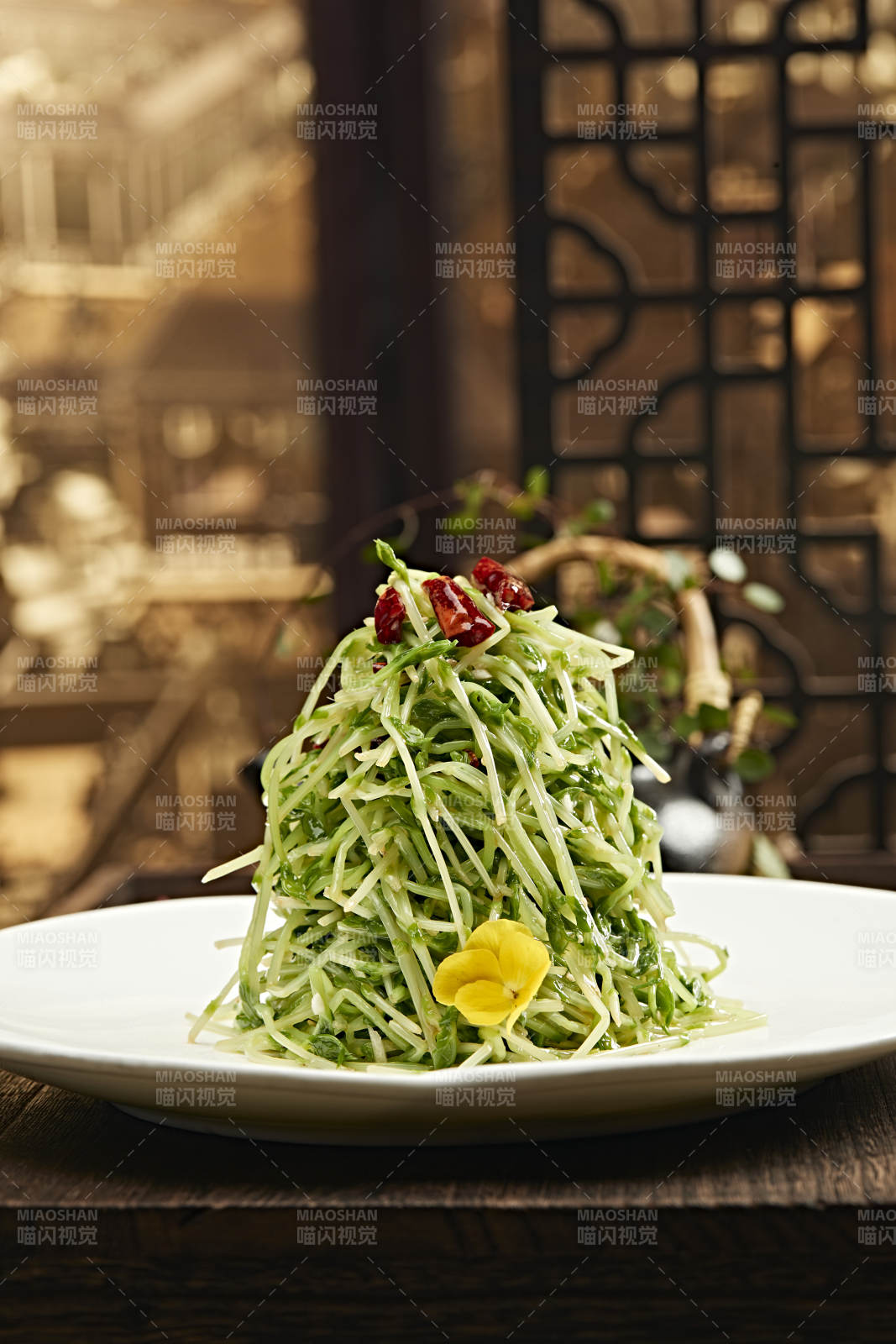 清新豆芽沙拉图片