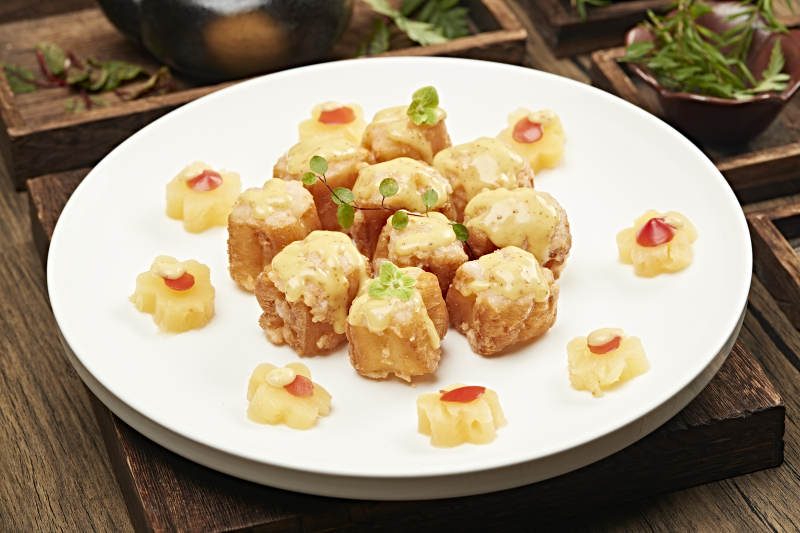 金黄酥粒小点心图片