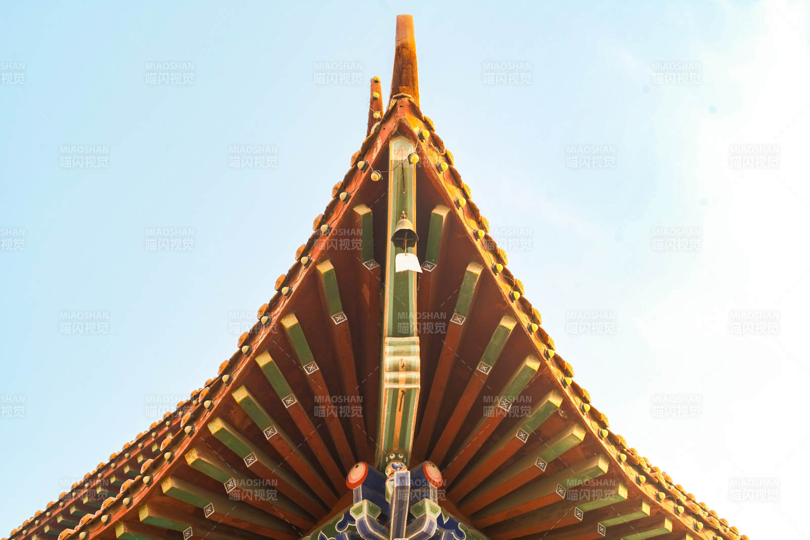 廊坊大悲禅寺—古建筑飞檐翘角图片