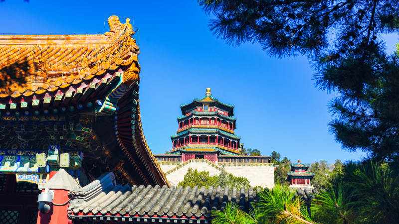 颐和园美景图片