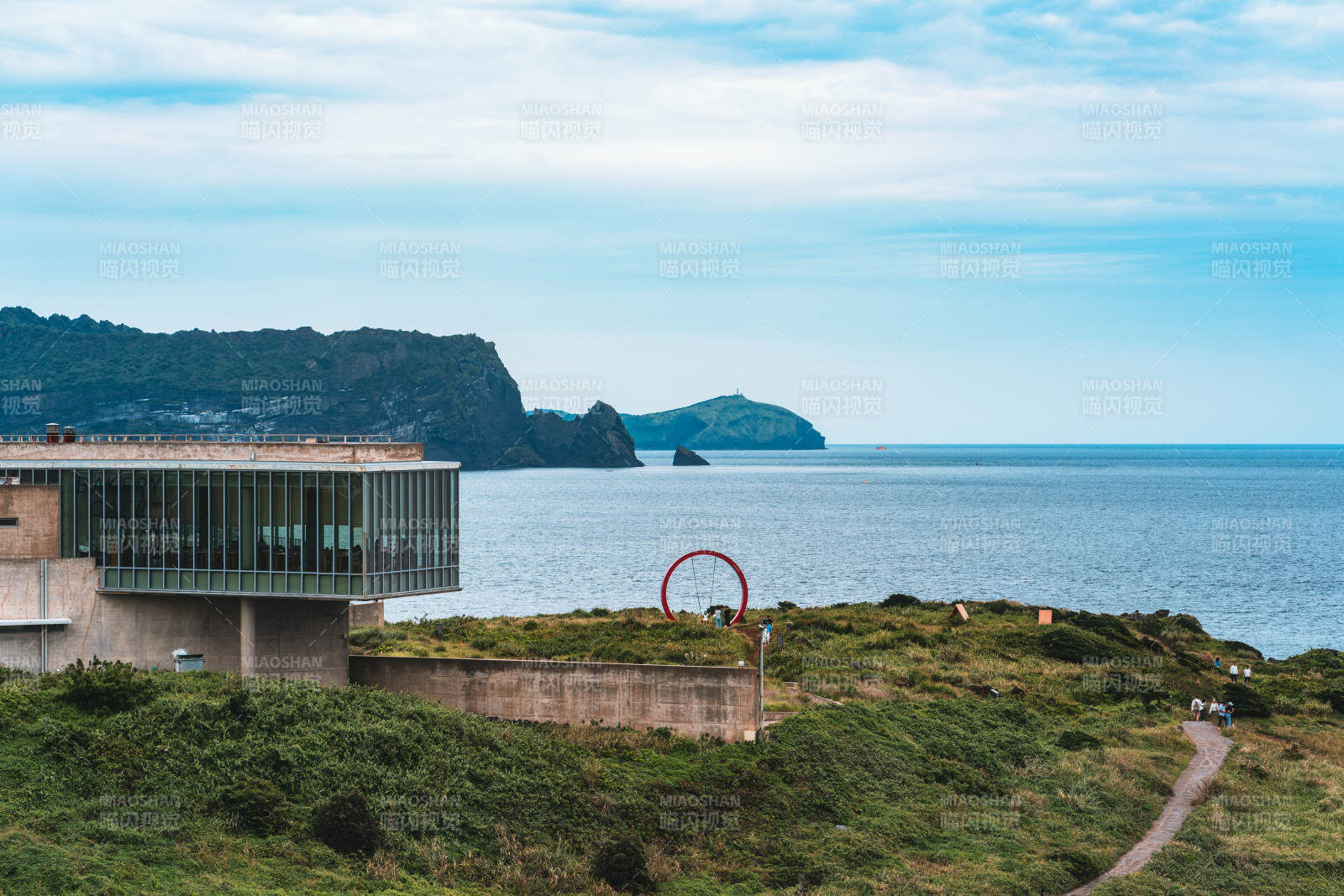 韩国济州岛涉地可支海岸风光图片