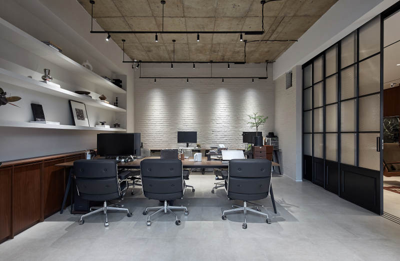 现代简约办公室图片