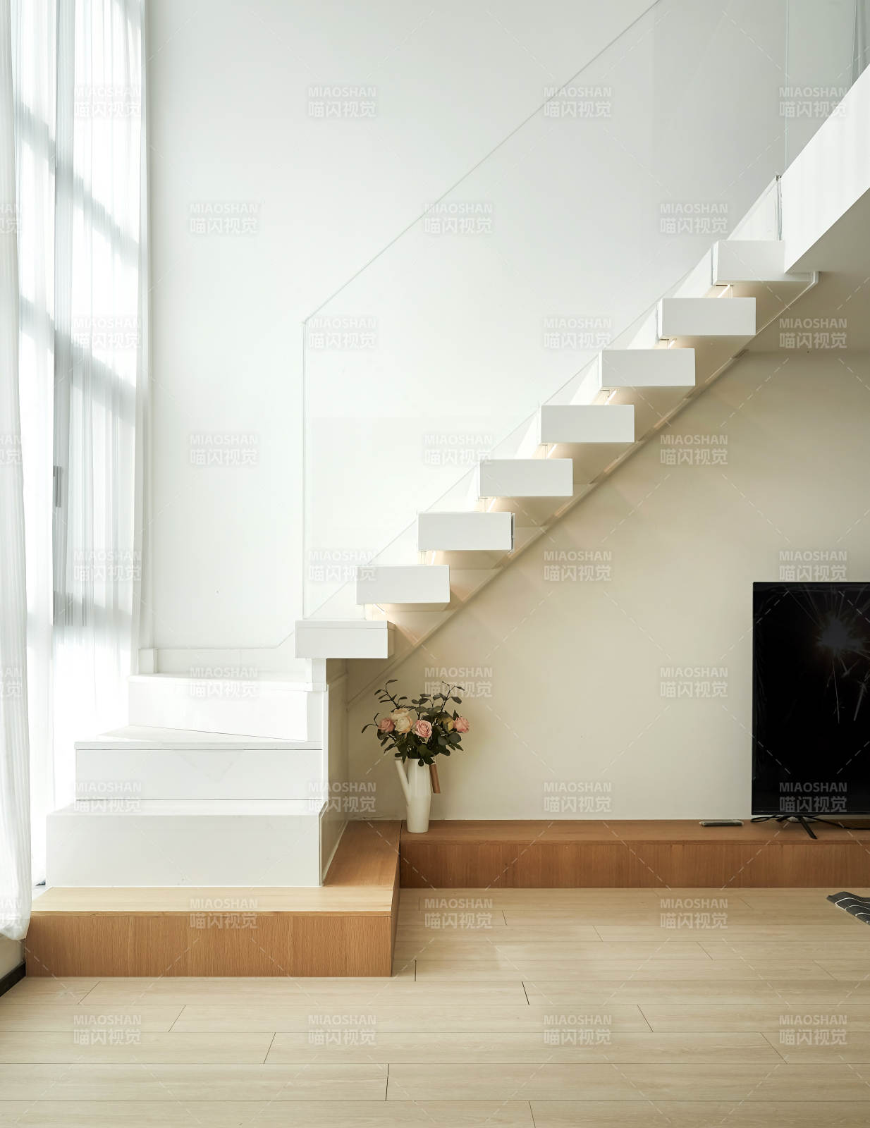 现代简约楼梯设计图片