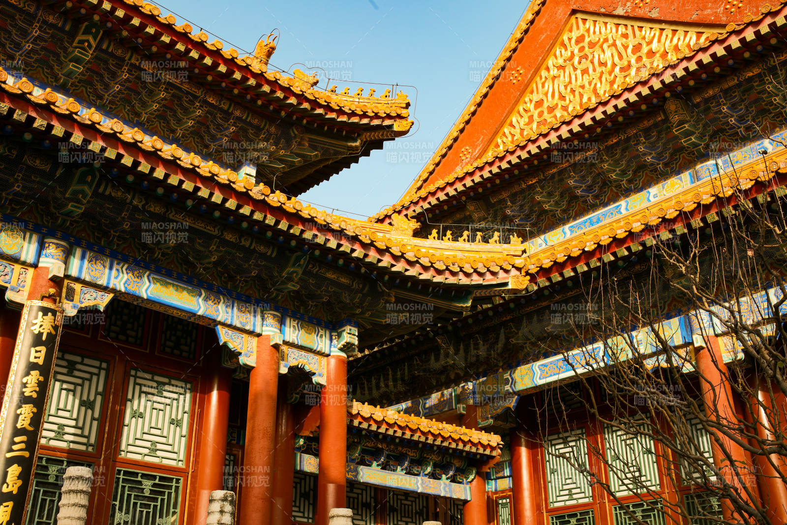 颐和园—古建筑庭院风光图片