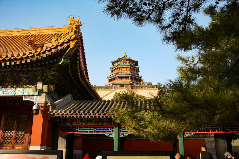 颐和园佛香阁—古建筑风光图片