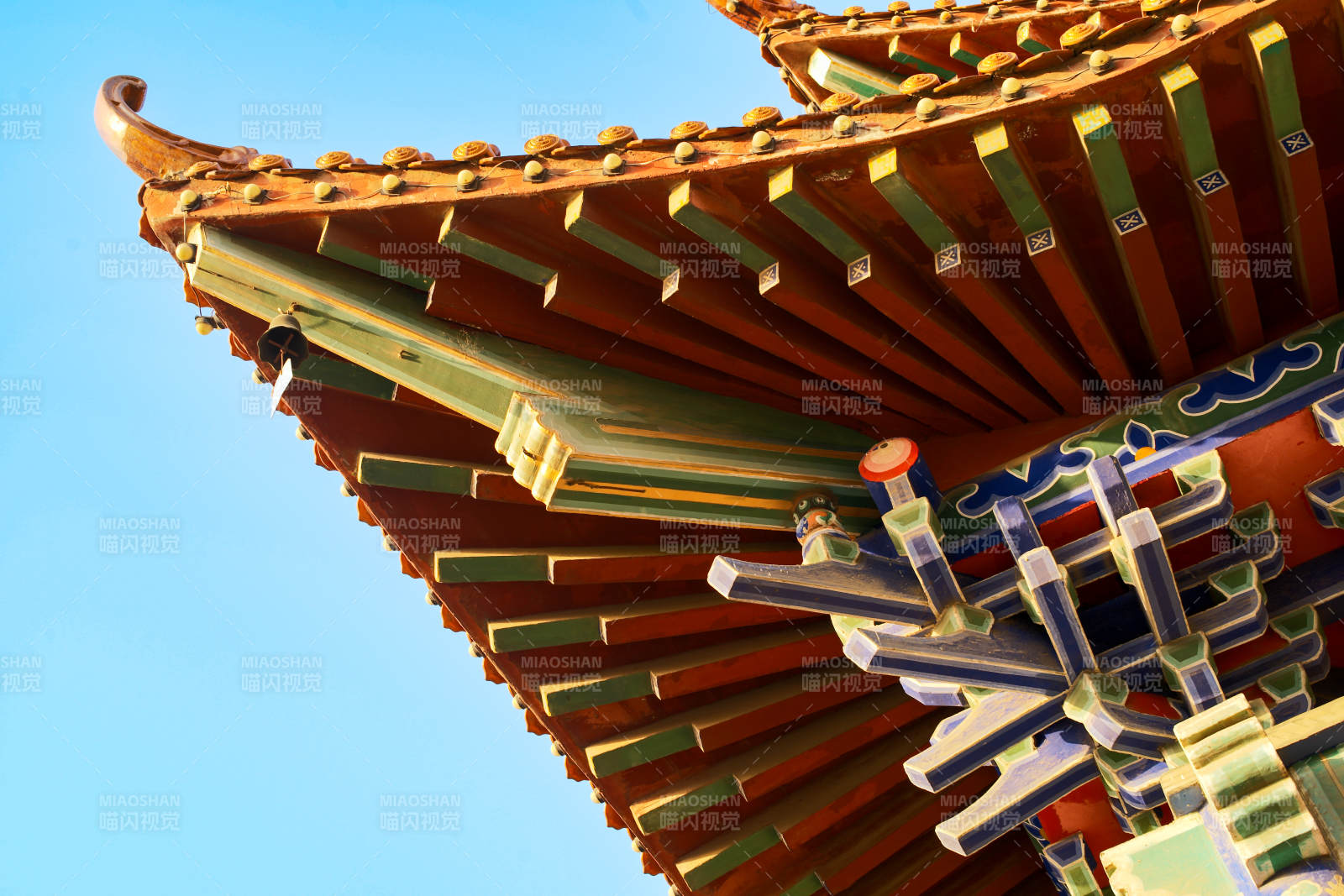 廊坊霸州大悲禅寺—古建筑飞檐翘角图片