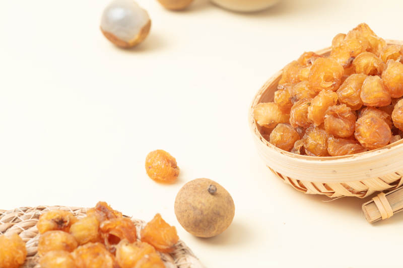 龙眼干特写图片