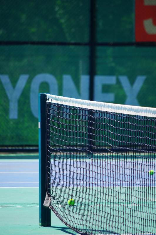 网球场地一瞥图片