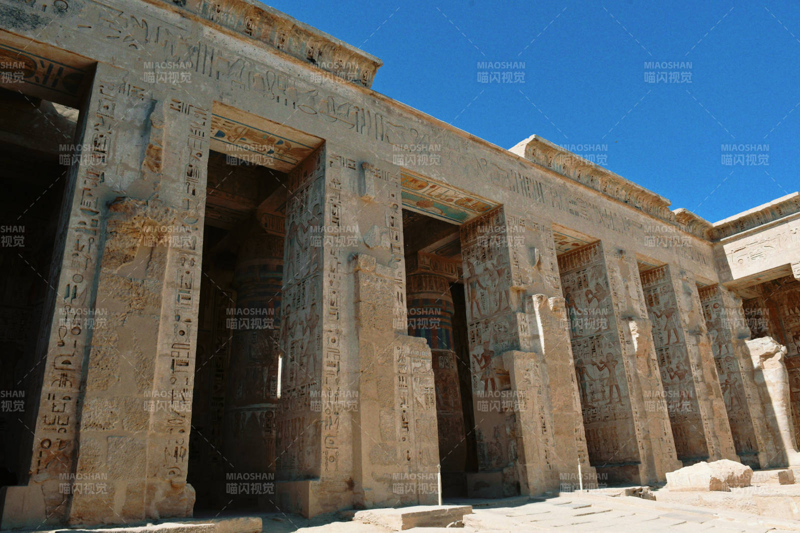 古埃及神庙遗迹图片