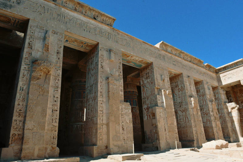 古埃及神庙遗迹图片