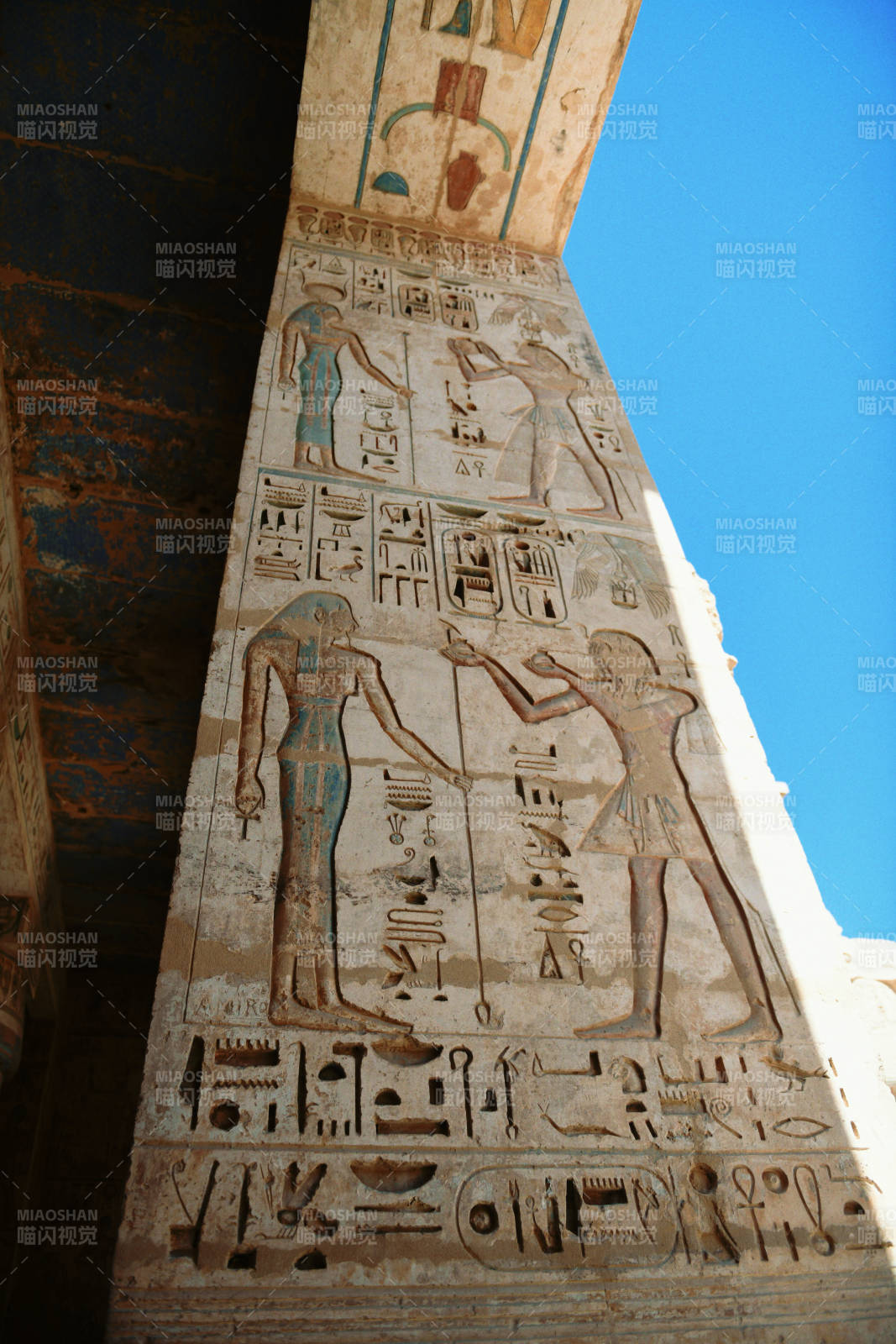 古埃及浮雕壁画图片