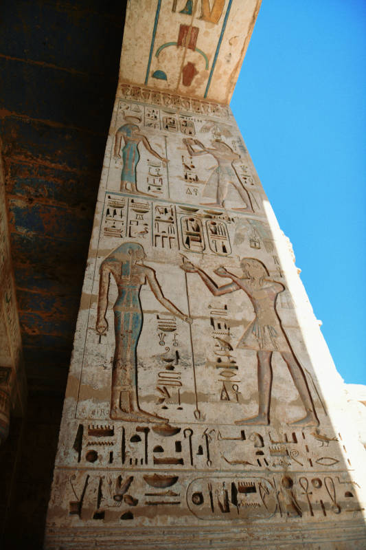 古埃及浮雕壁画图片