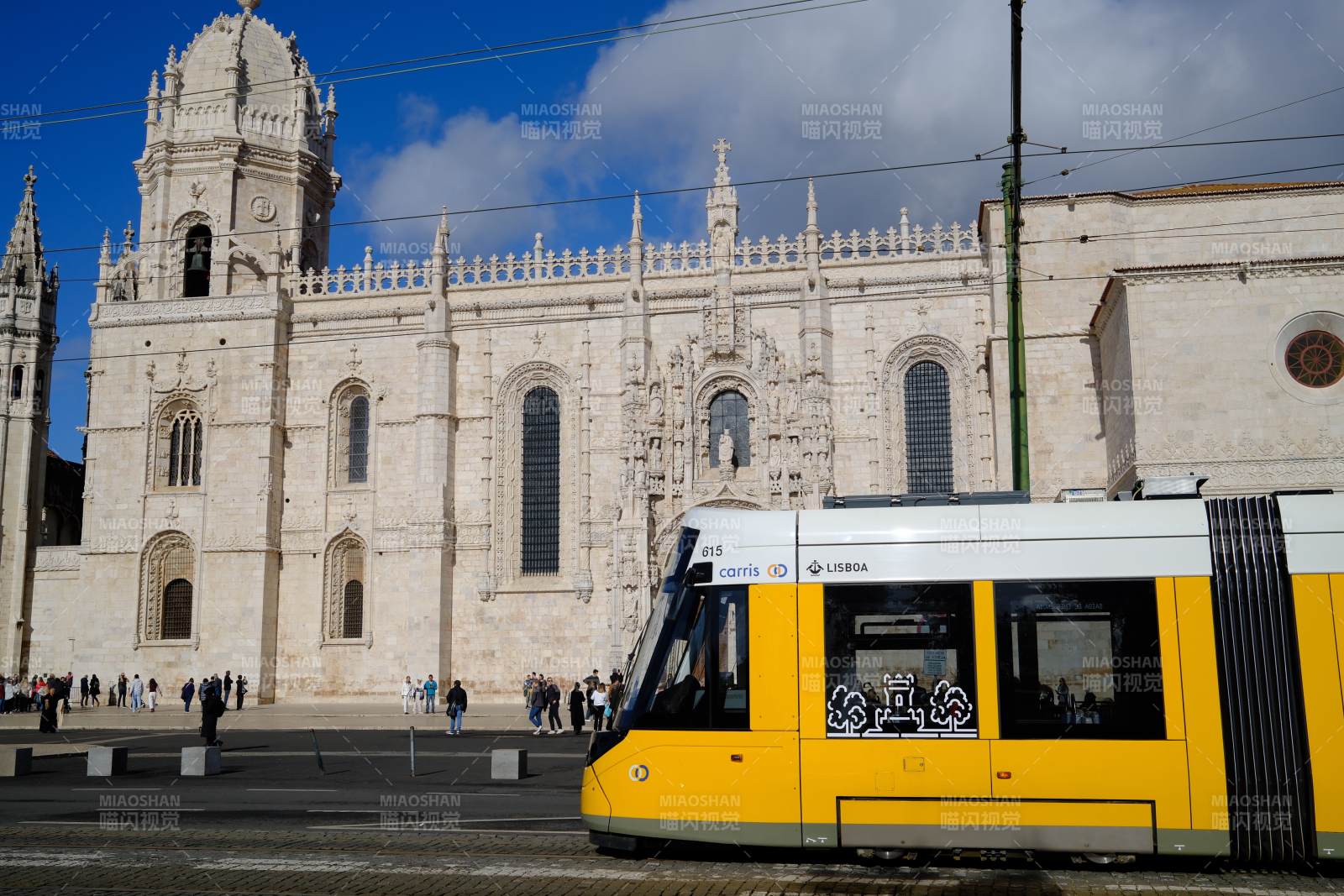 里斯本 电车与修道院图片
