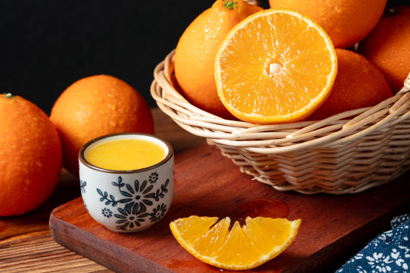 橙香四溢 清新一夏图片