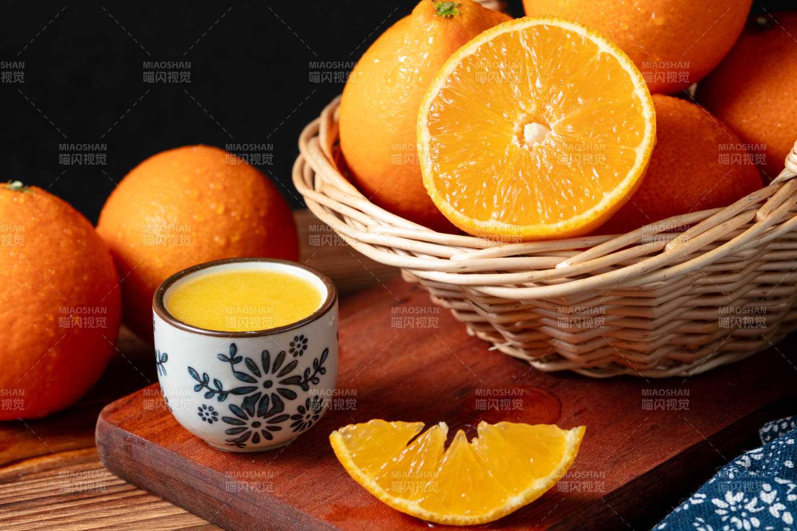 橙香四溢 清新一夏图片