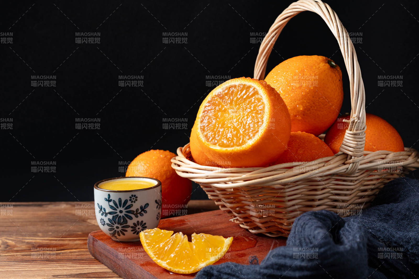 橙香满篮图片