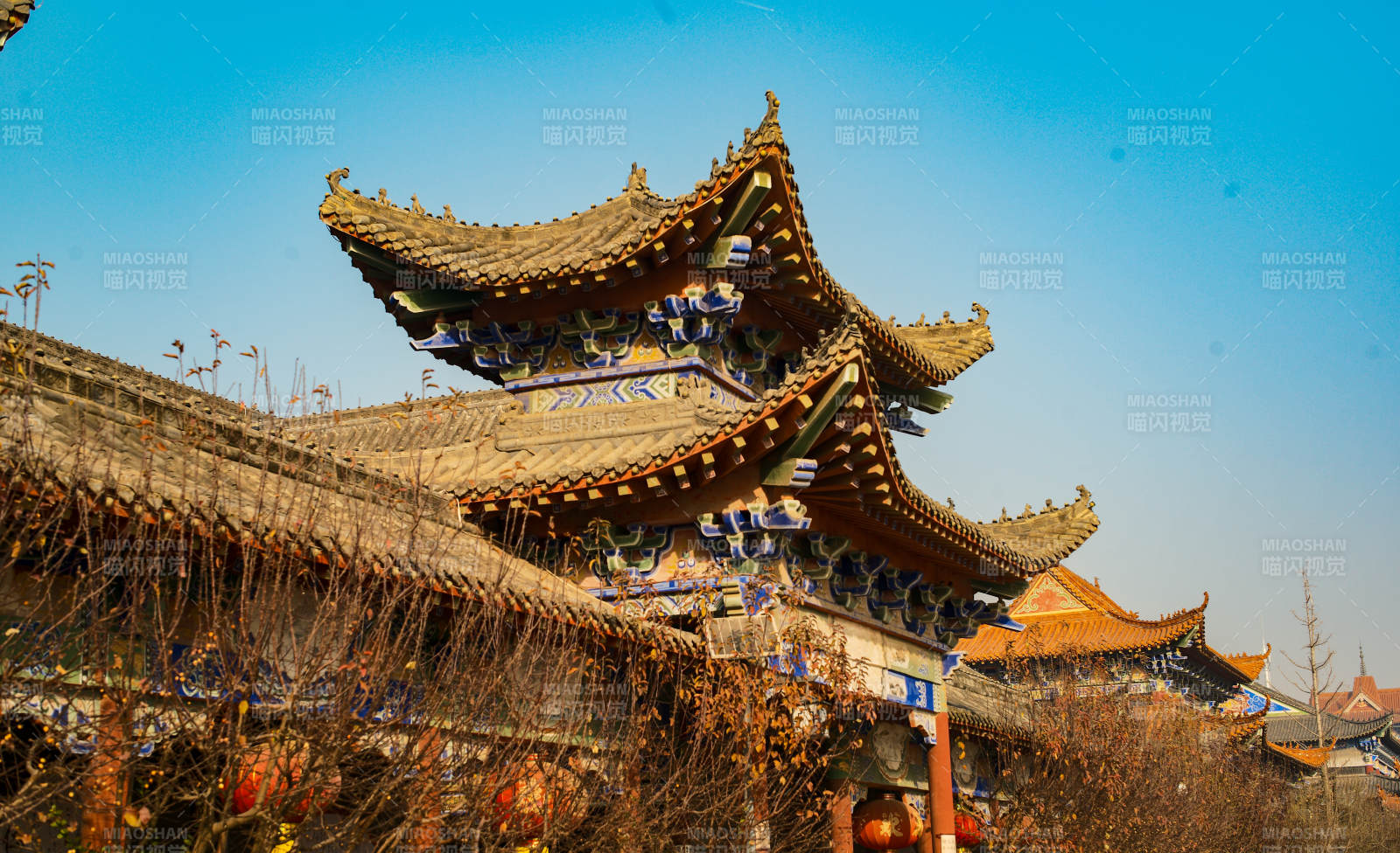 古建筑飞檐翘角图片